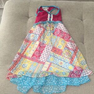 Jona Michelle Colorful Patchwork Dress